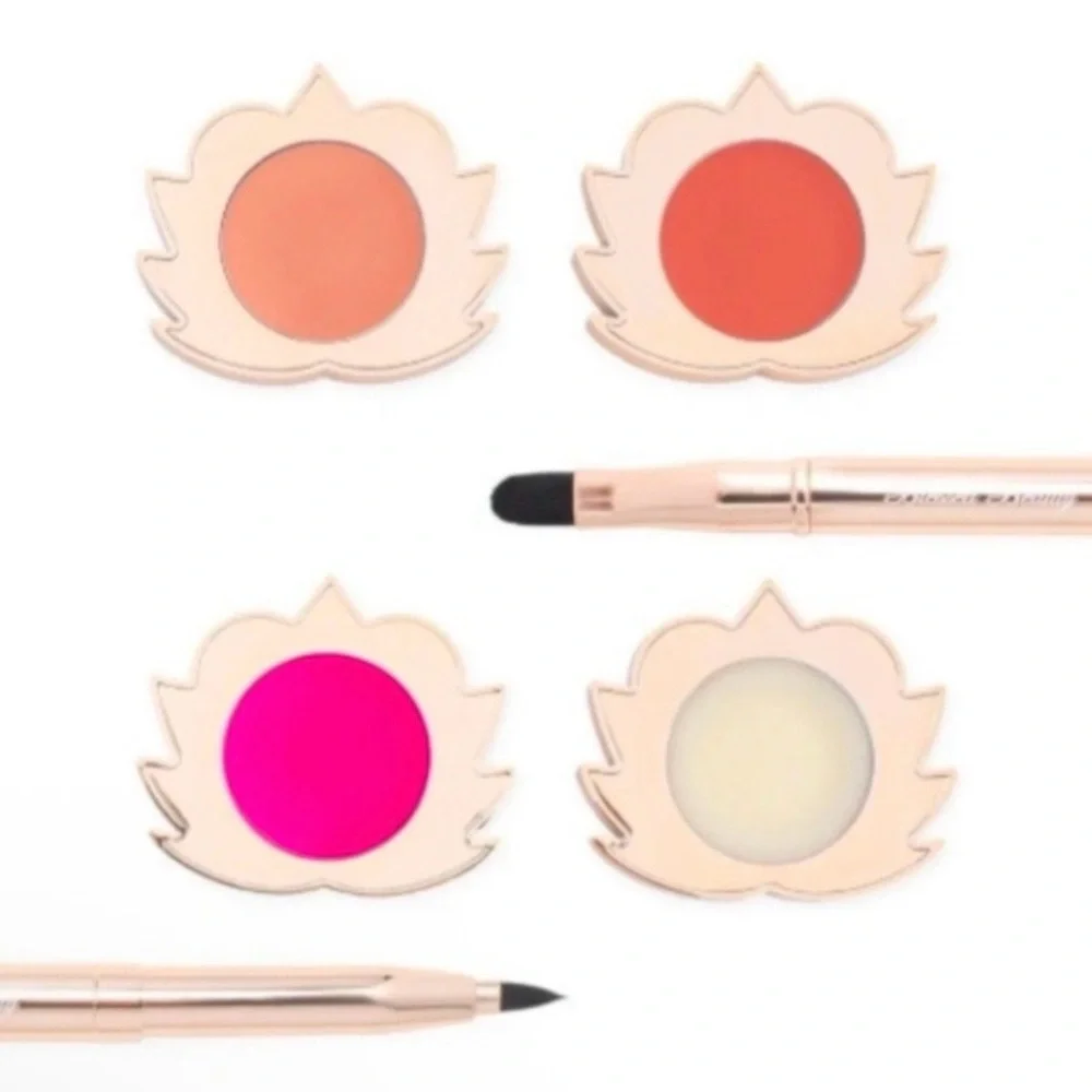 Natural Lip Cream Set by Blessed Beauty Stackable Magnetic - Divine Pinks